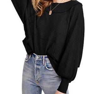 Free People Women's Westend Thermal White Size Large